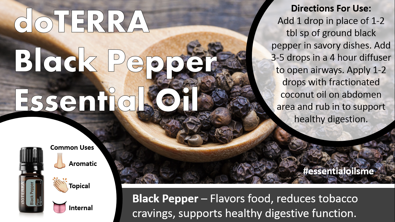 doterra black pepper essential oil