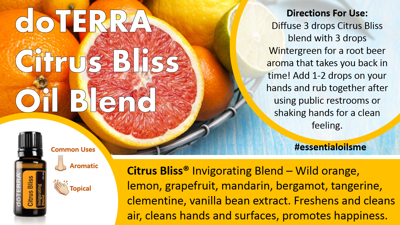 doterra citrus bliss oil blend