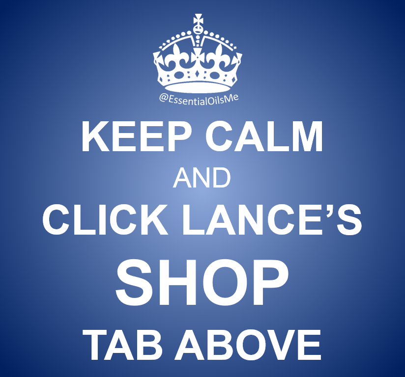 Keep Calm And Click Lance's Shop Tab Blue