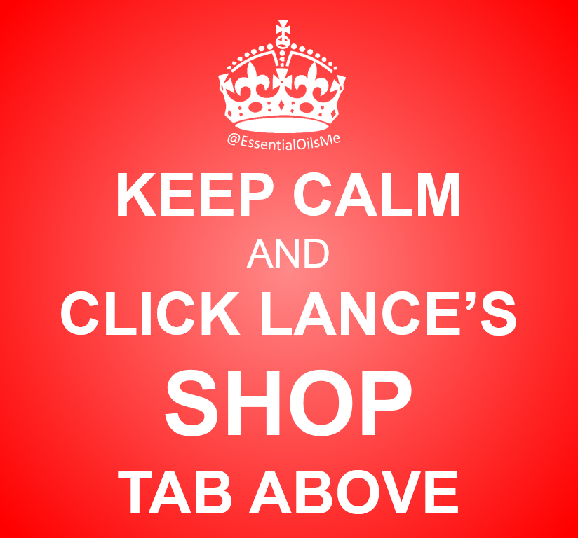 Keep Calm And Click Lance's Shop Tab Red