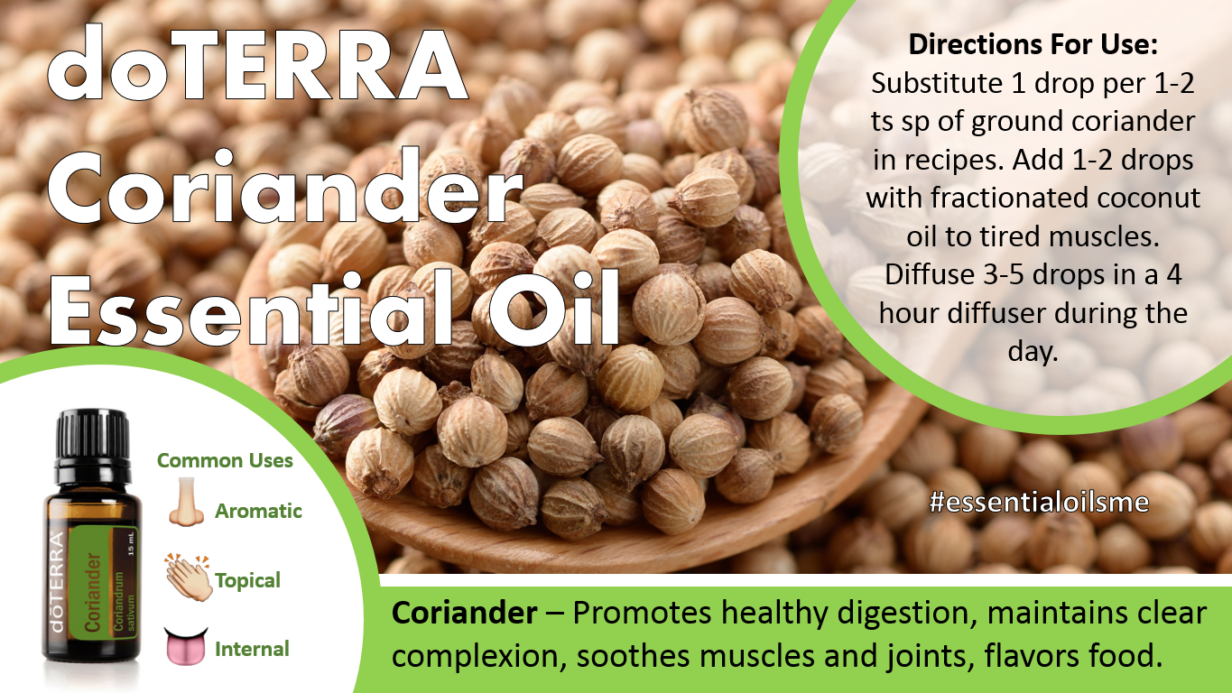 doterra coriander essential oil
