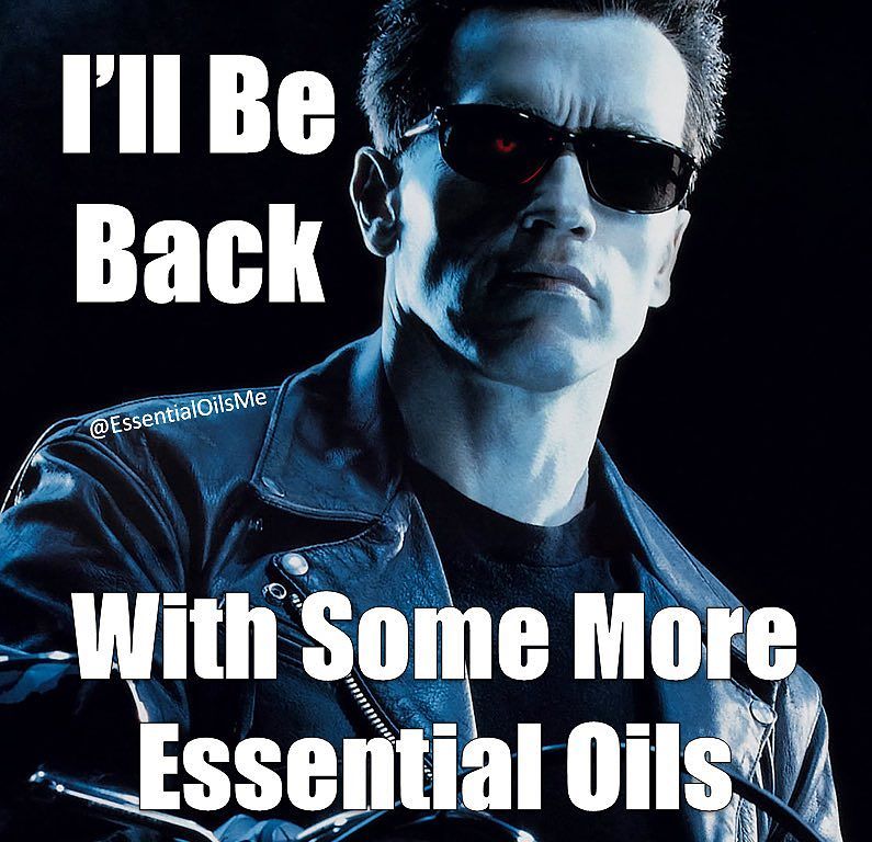 I'll be back with some more essential oils