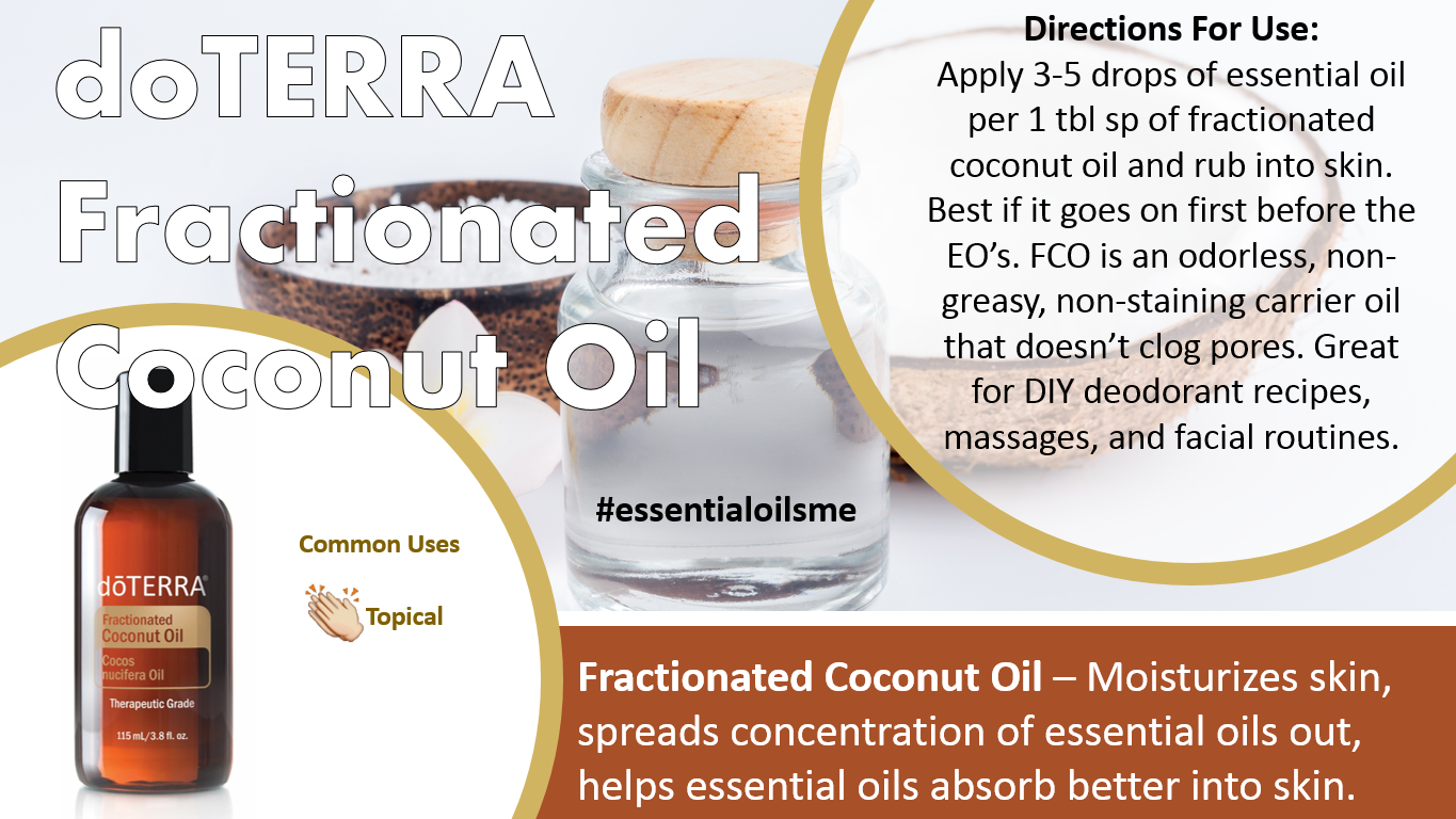 doterra fractionated coconut oil