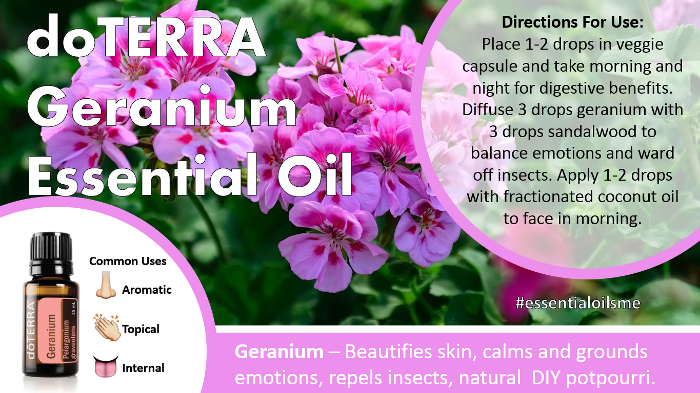 doterra geranium essential oil