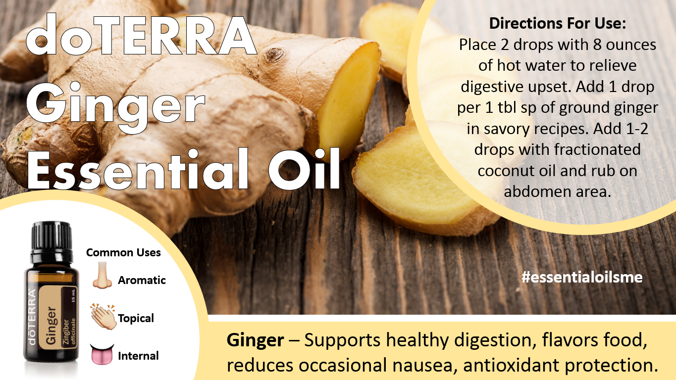 doterra ginger essential oil