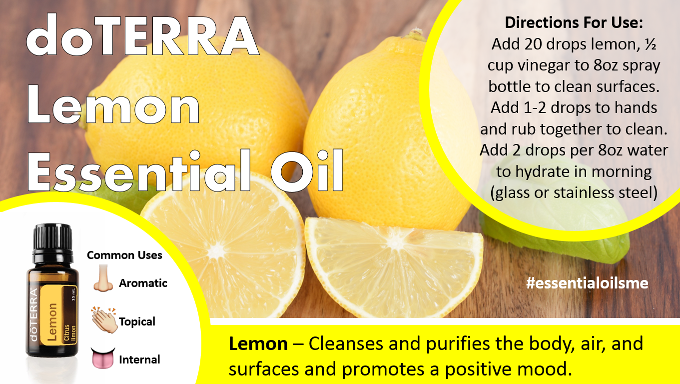 doTERRA Lemon Essential Oil Uses