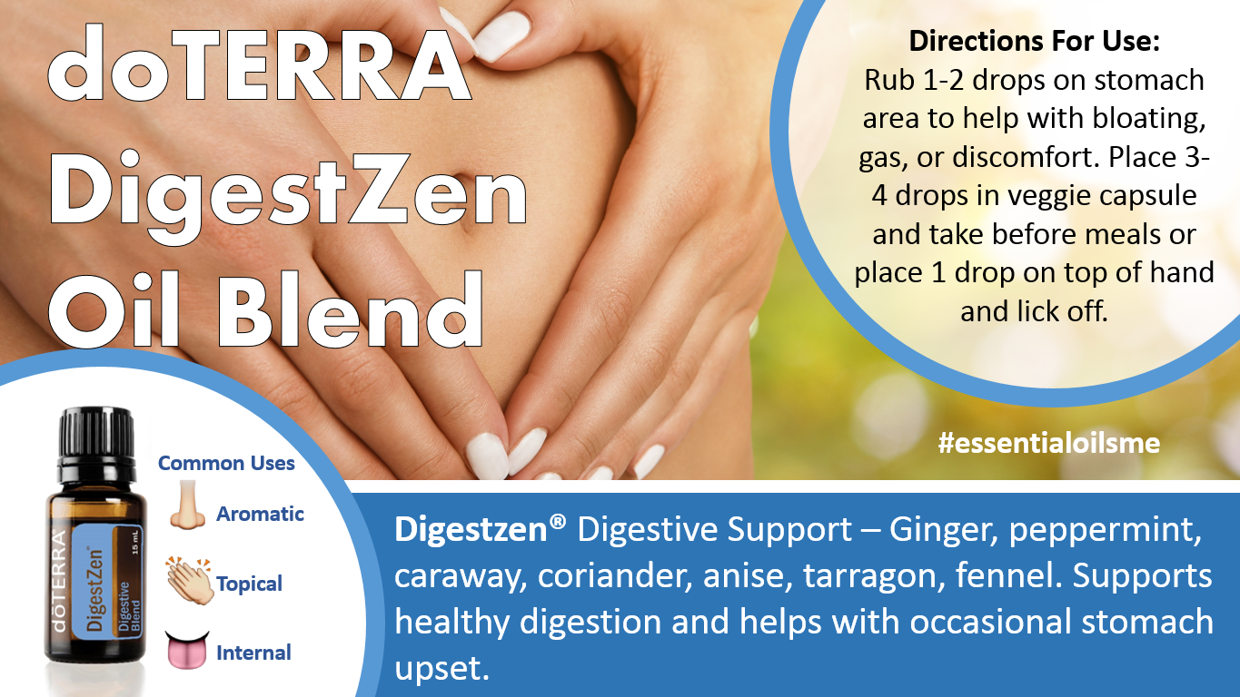 Doterra Digestzen Oil Blend Uses