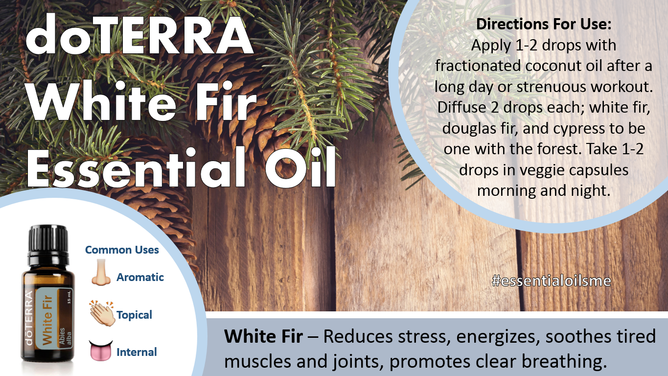 doterra white fir essential oil